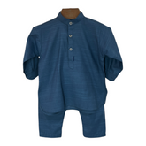 Teal Blue Kurta Shalwar Set